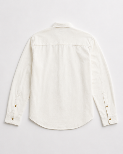 White Double Pocket Shirt