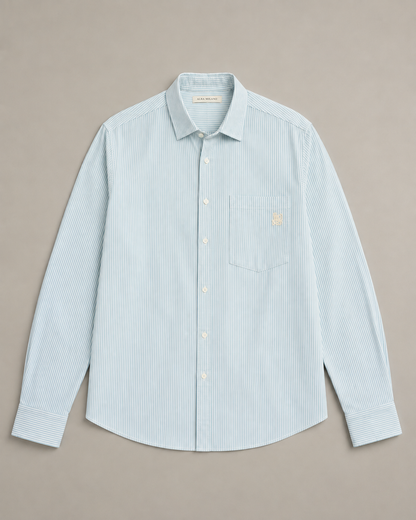 Light Stripe Button Shirt