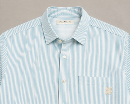 Light Stripe Button Shirt